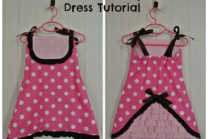 Minnie Mouse Inspired Dress Tutorial