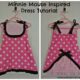 Minnie Mouse Inspired Dress Tutorial
