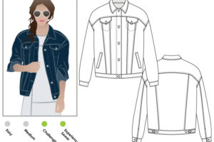 Denim Jacket: Fabric + Inspo #sewmystyle2019