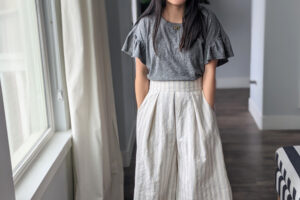 Pinstriped Culottes | Raspberry Creek Fabrics