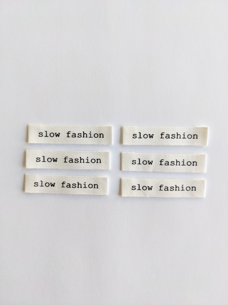 Slow Labels Slow Fashion | Cotton Luxe Labels – Intensely Distracted