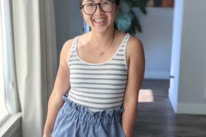 Peppermint Spring Shorts in Tencel Twill