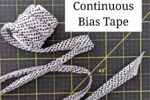 How to Make Continuous Bias Tape Binding!