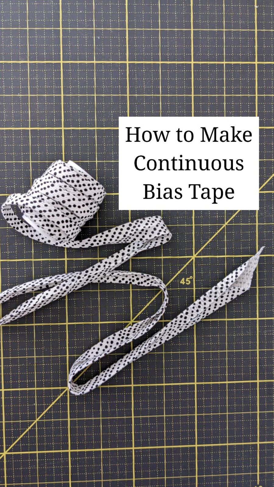 How to Make Continuous Bias Tape Binding!