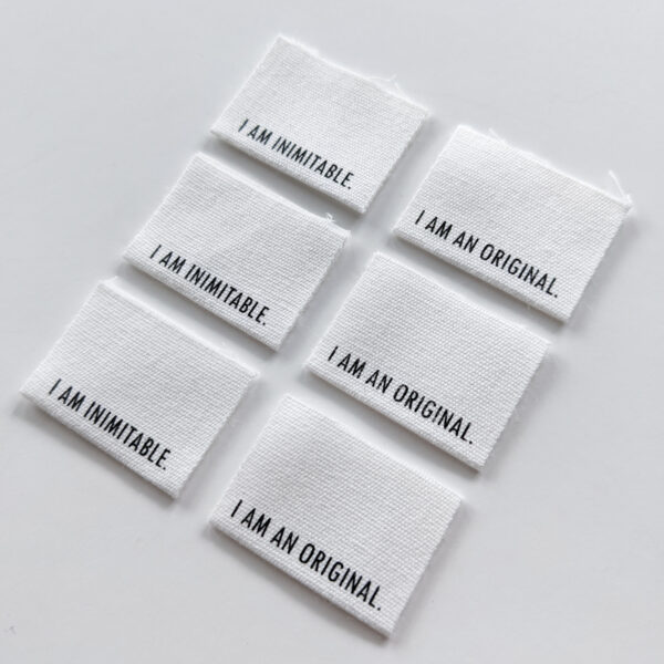 I Am Inimitable. I Am An Original. | Cotton Luxe Labels