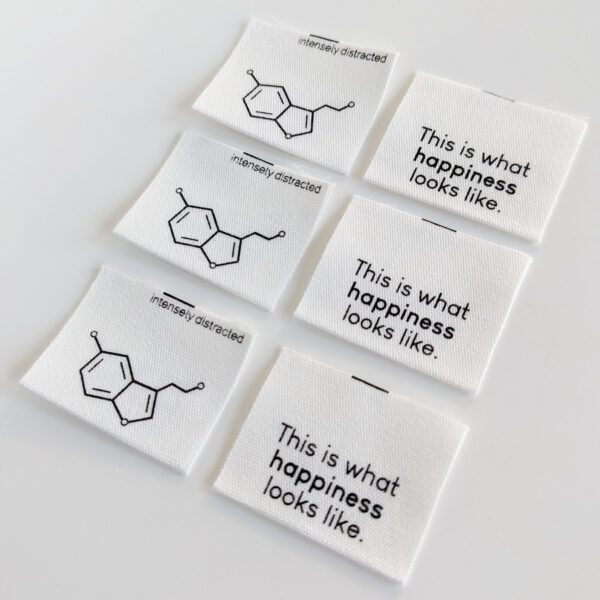 Serotonin. This is What Happiness Looks Like | Cotton Luxe Labels