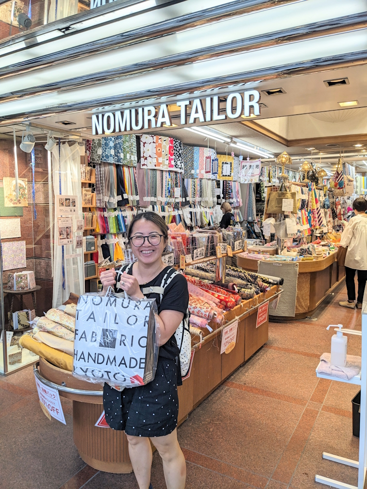 Fabric Shopping in Kyoto, Japan