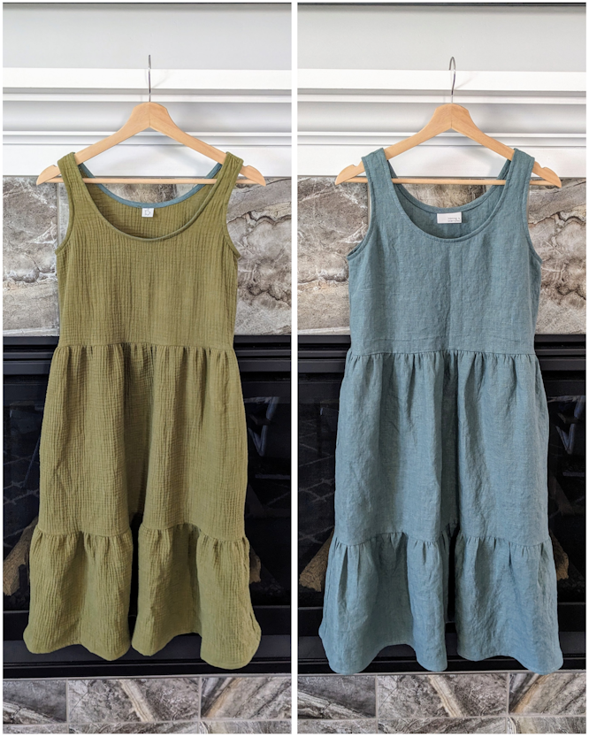 2 Versions of the Bardon Dress