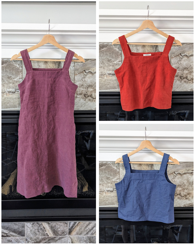 3 Versions of the Reynolds Top and Dress