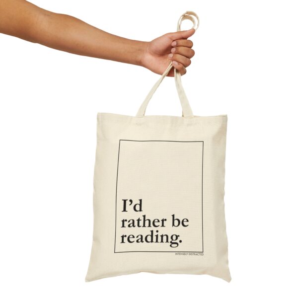 I’d Rather Be Reading. Cotton Tote Bag