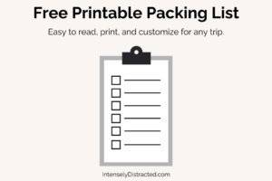 Be Ready For Any Trip – Free Printable Packing List