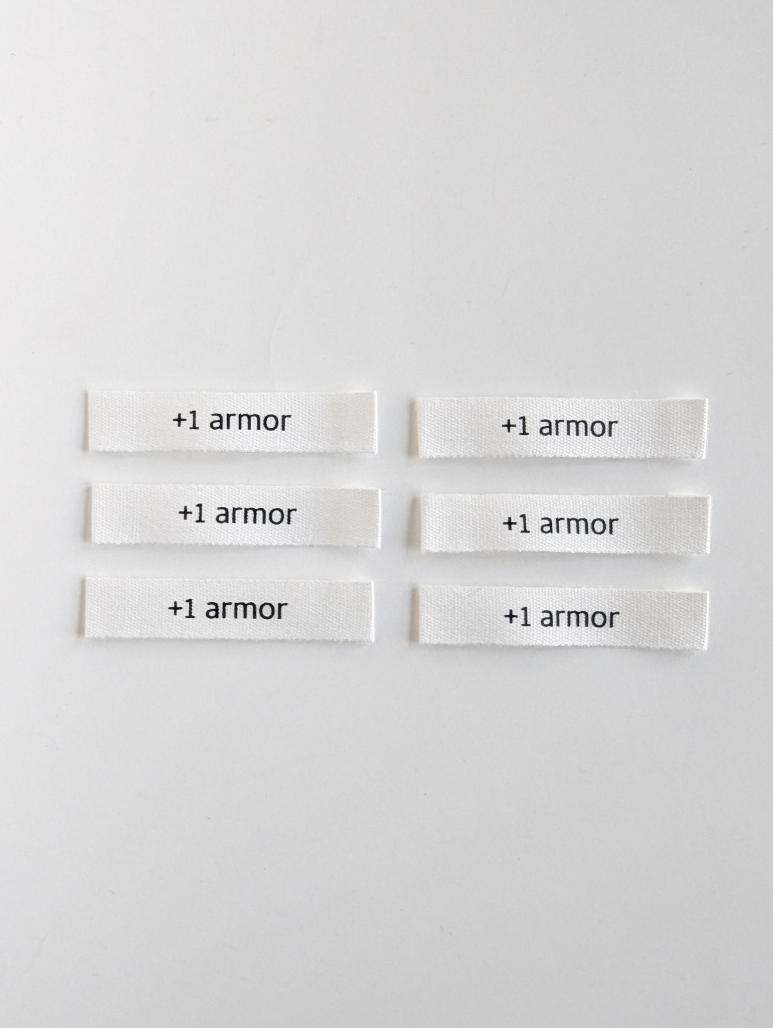 Plus 1 Armor | Cotton Luxe Labels – Intensely Distracted
