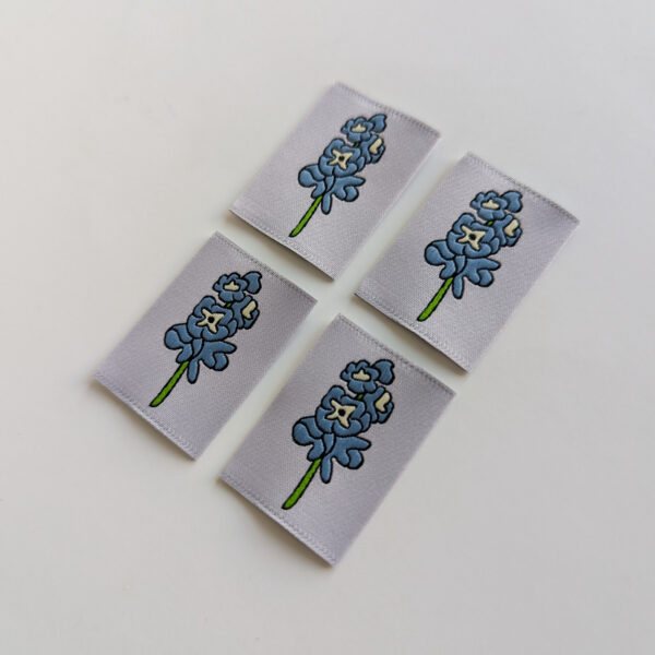 July Delphiniums | Woven Luxe Labels