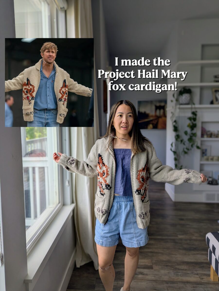 Project Hail Mary Fox Cardigan